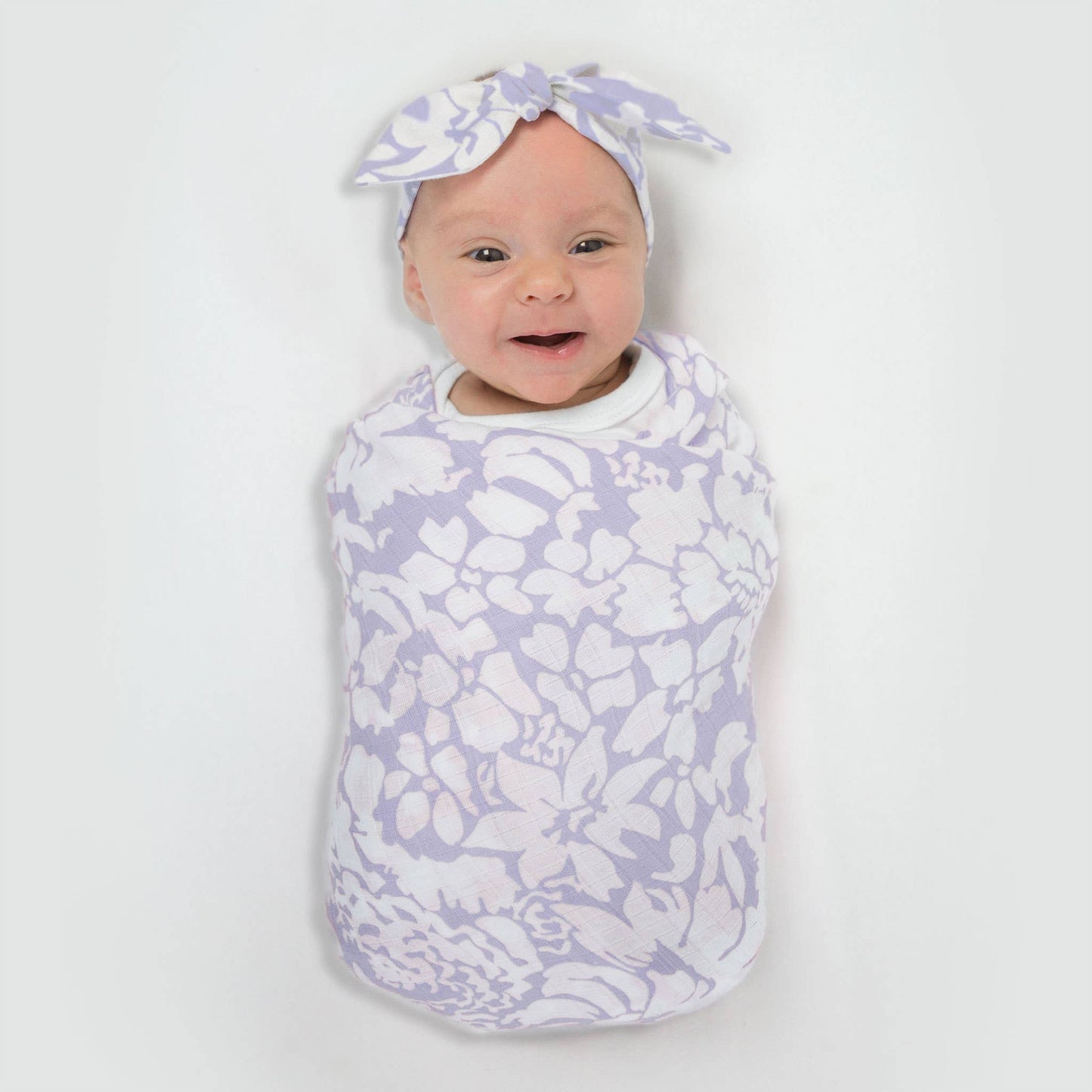 Lush Lavender Muslin Marquisette Swaddle Blanket