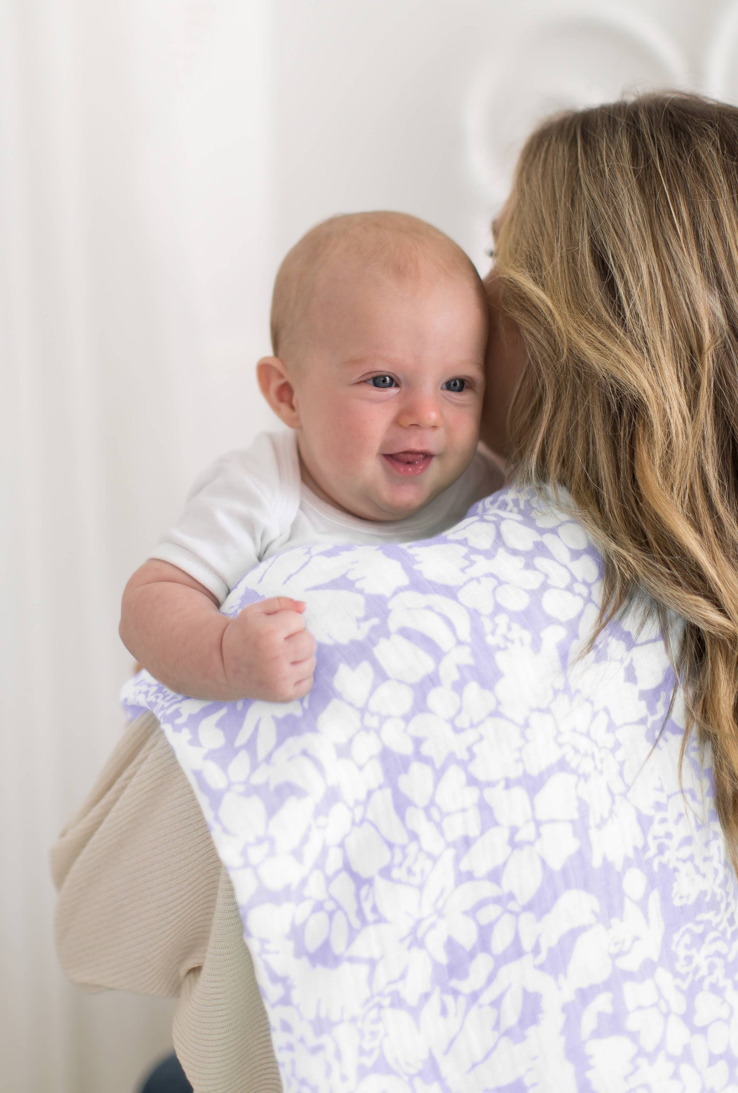 Lush Lavender Muslin Marquisette Swaddle Blanket