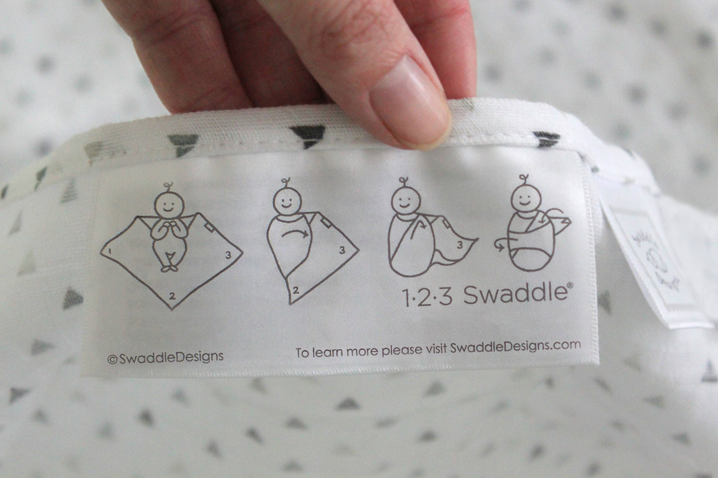 Green Woodland Muslin Swaddle Blanket