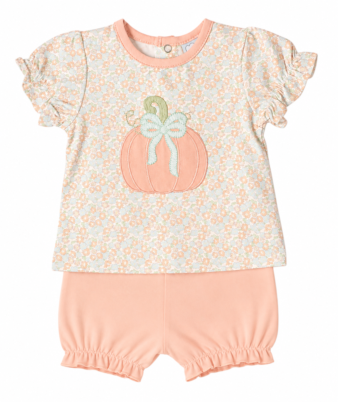 Pumpkin Appliqué Bloomer Set