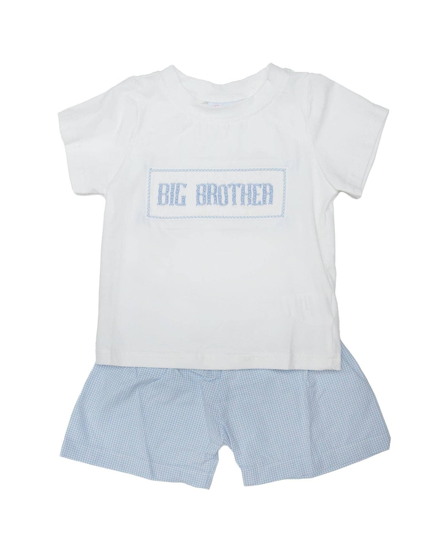 Smocked "Big Brother" Short Set