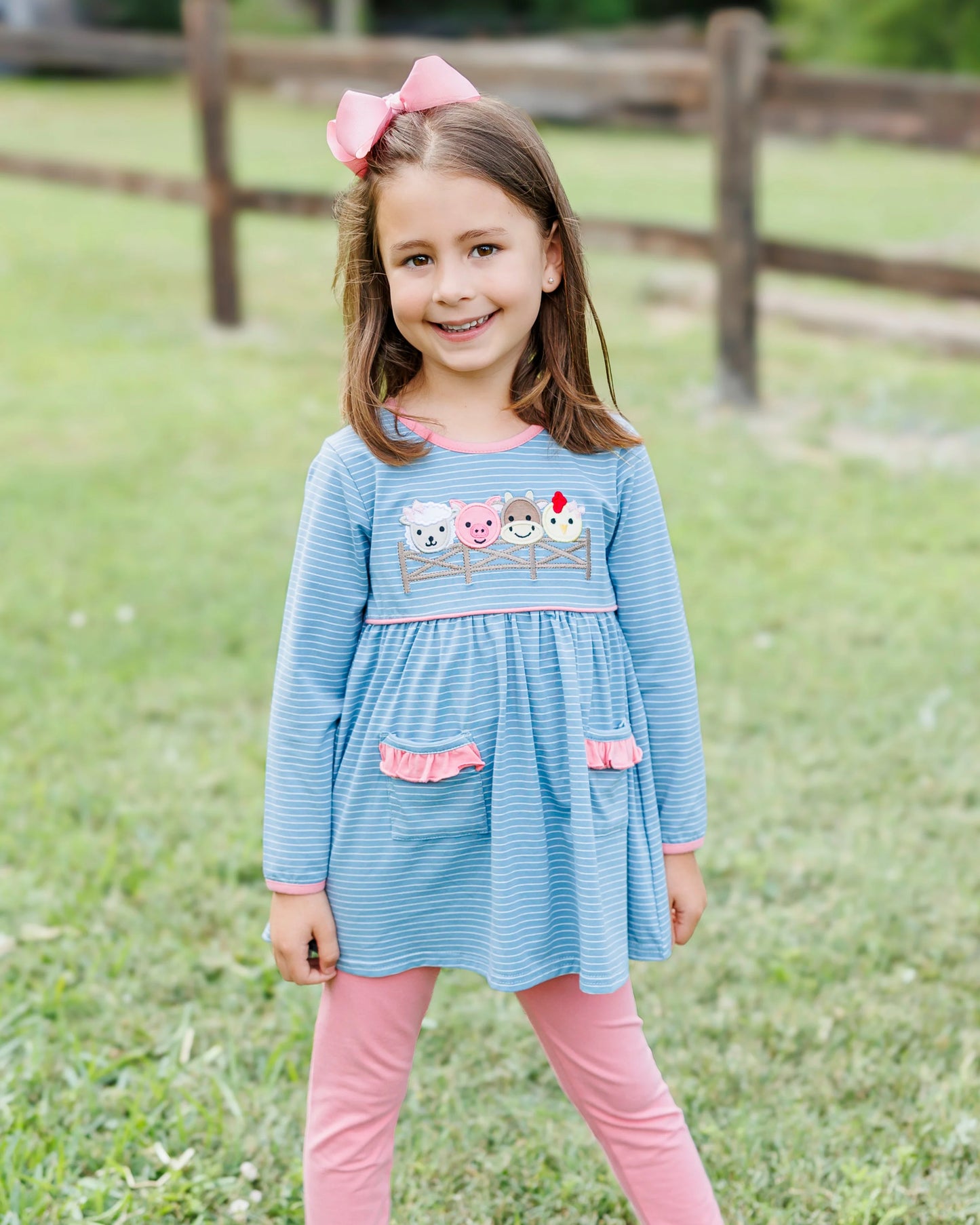 Farm Friends Ruffled Pocket Pant Set