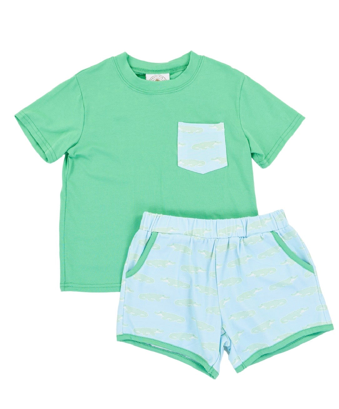 A Little Snappy Alligator Short Set