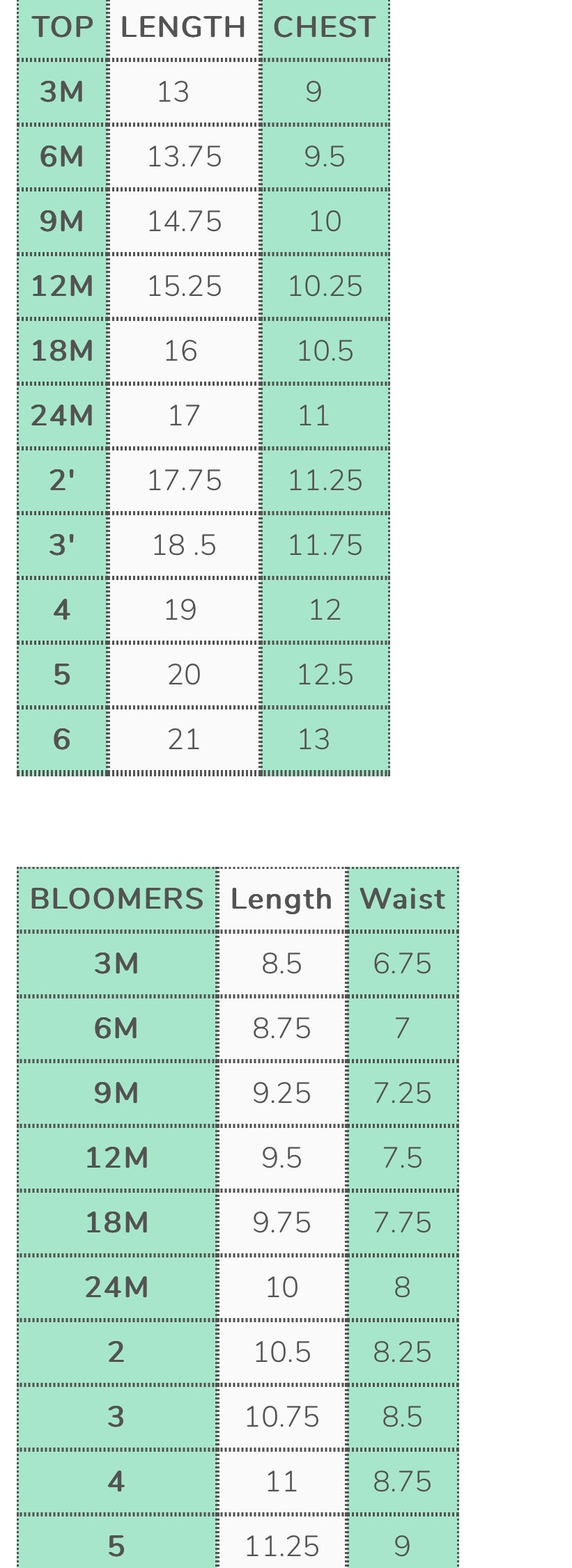 Light Blue Striped Bloomer Set