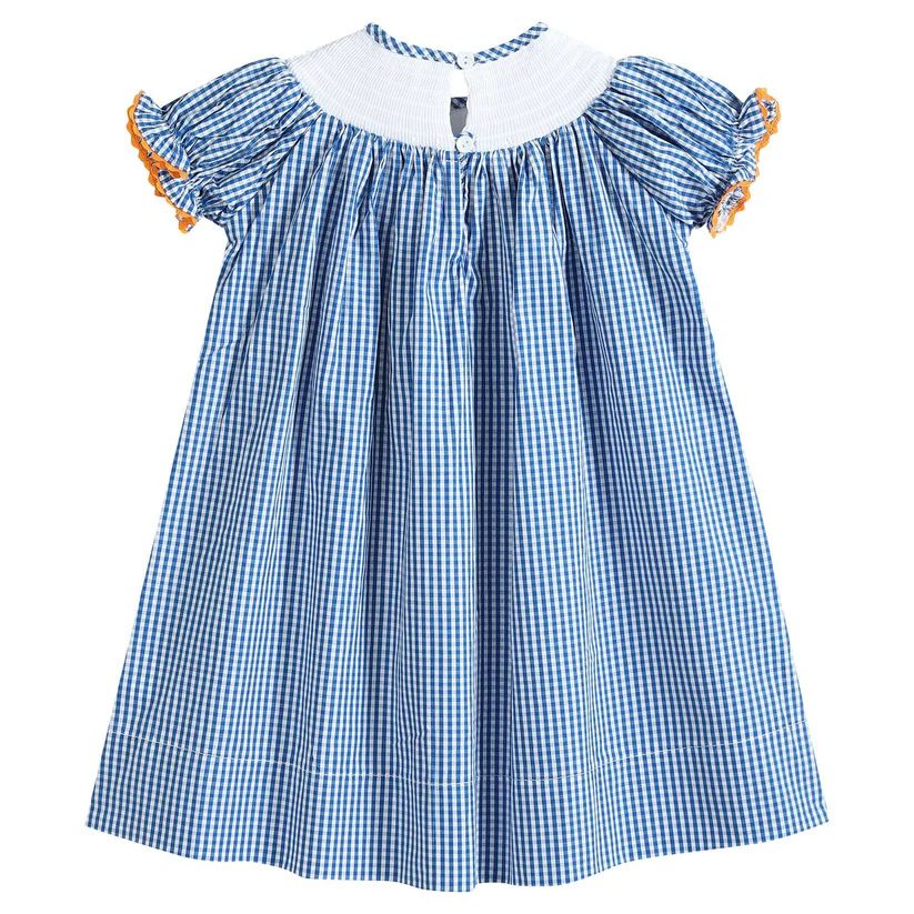 Smocked Halloween Dress - Blue