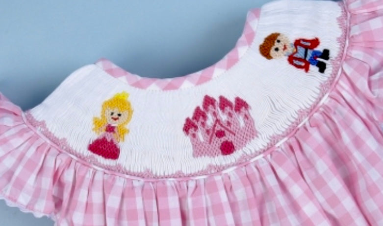 Smocked Princess Aurora Bubble