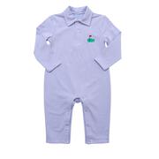 Embroidered Golf Long-Sleeve Romper