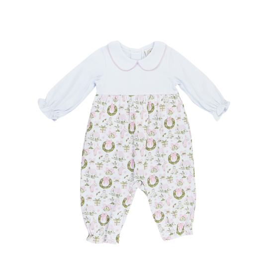 Christmas Toile Romper