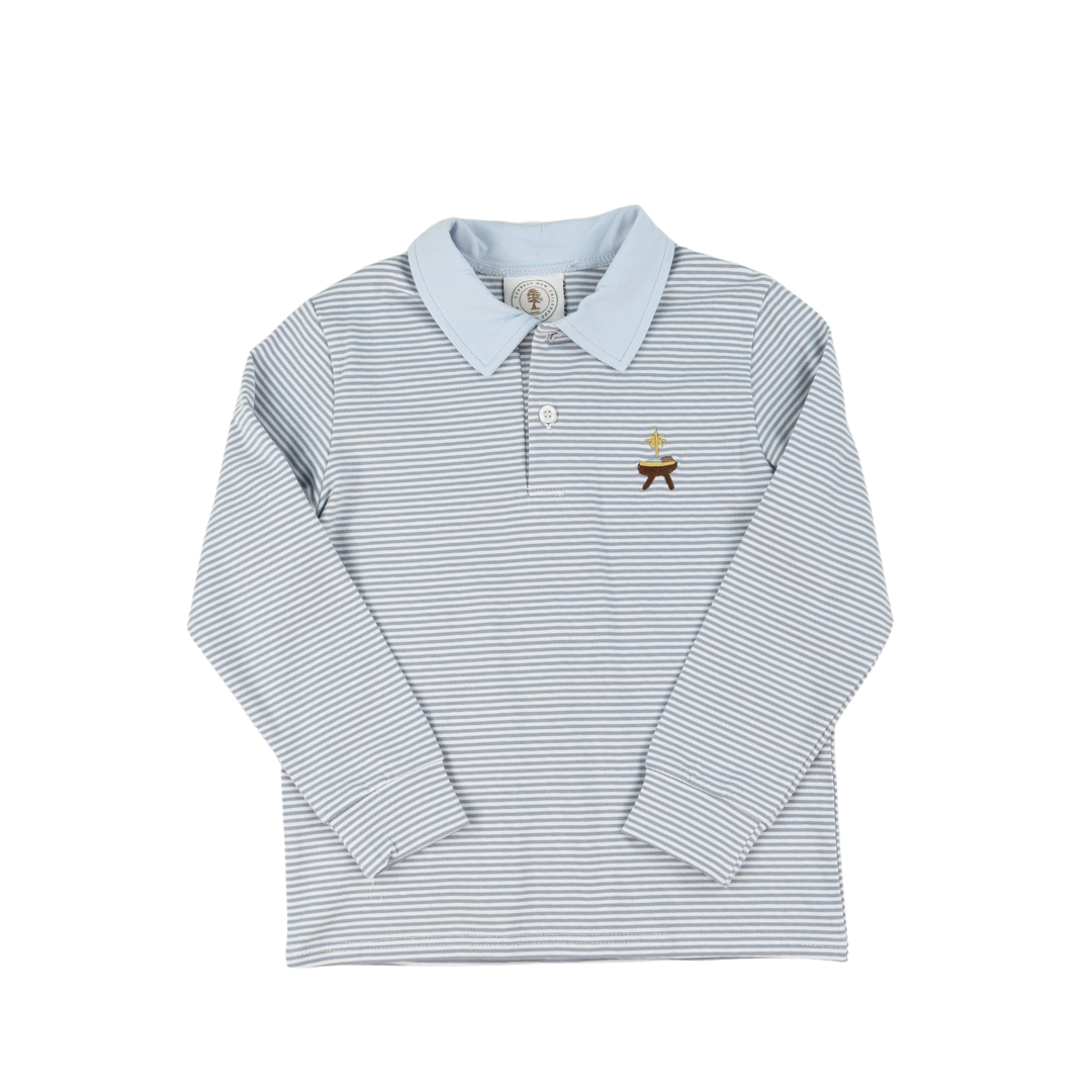 Oh Holy Night Long-Sleeve Polo