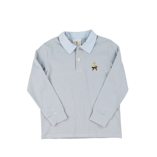 Oh Holy Night Long-Sleeve Polo