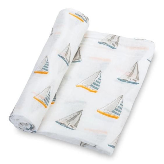 Swaddle Blanket - Sailing Away