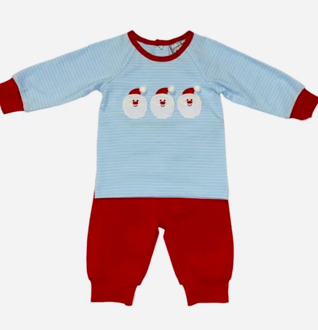 Santa Applique Jogger Set