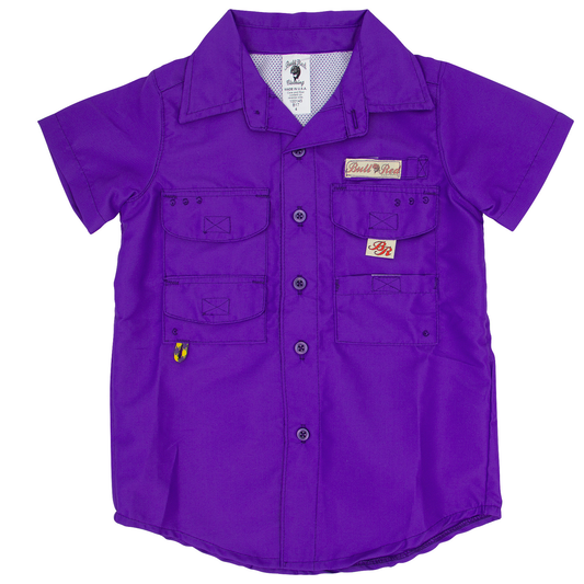 Purple Fishing Shirt