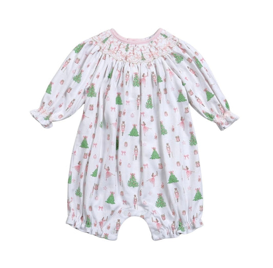 Smocked Pima Nutcracker Bubble