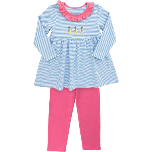 Mallard Trio Ruffled Pant Set