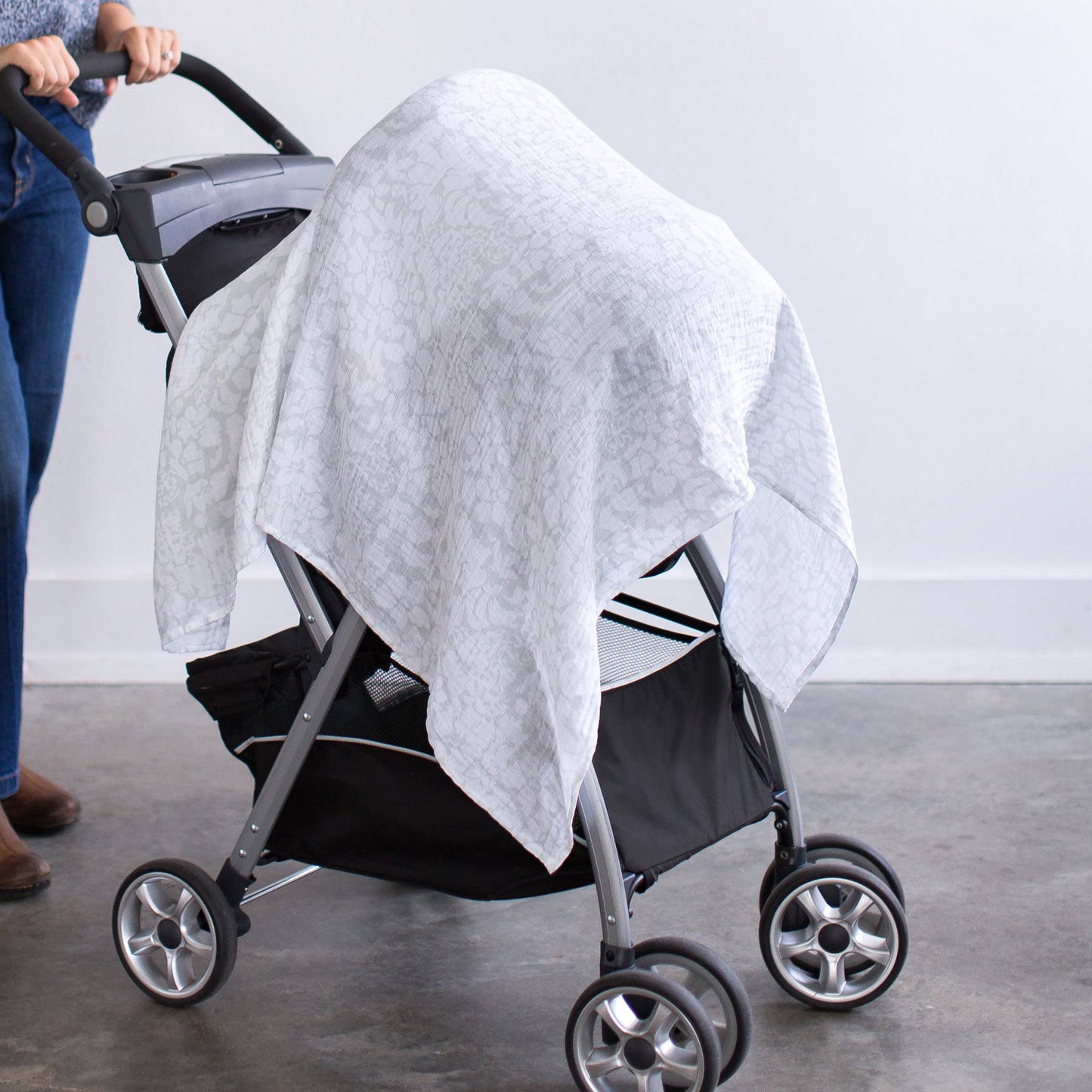 Lush Pink Muslin Marquisette Swaddle Blanket
