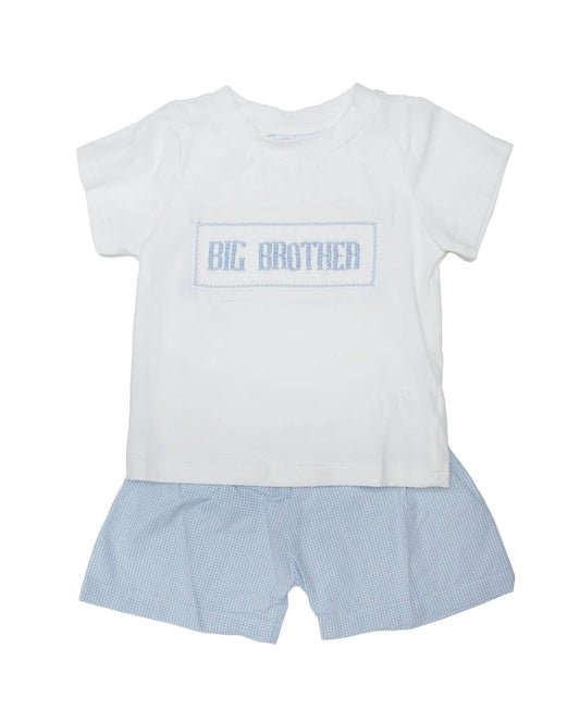 Smocked "Big Brother" Short Set