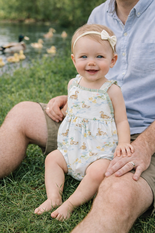 Darling Ducks Girl Sunsuit