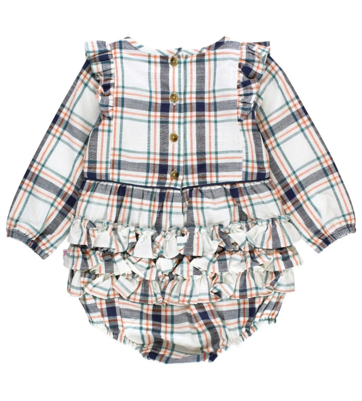 Harvest Plaid Romper