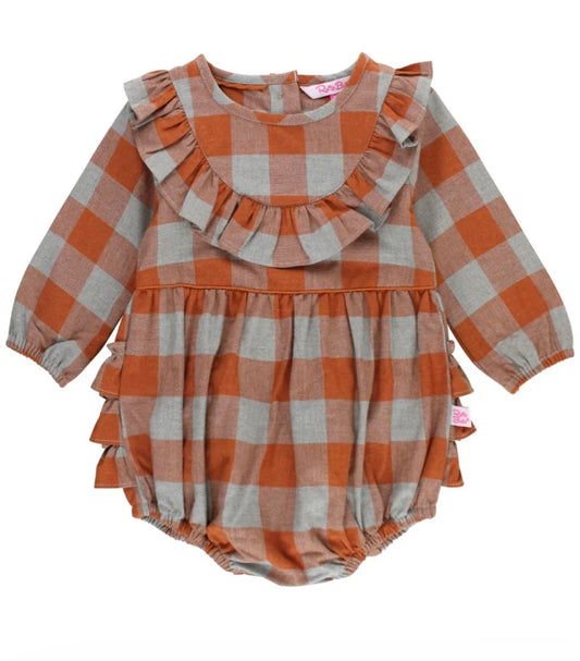 Hadlee Plaid Romper
