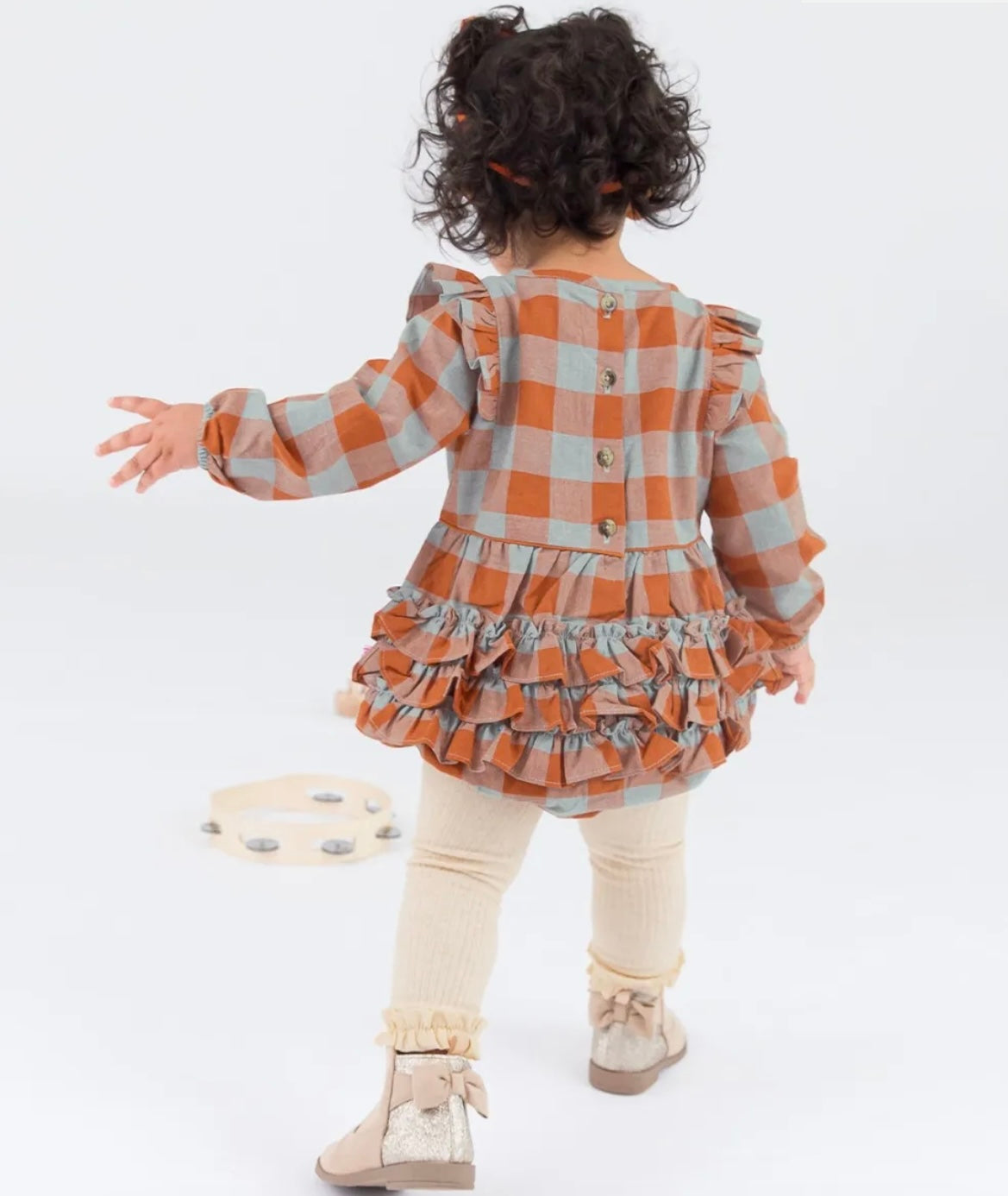 Hadlee Plaid Romper
