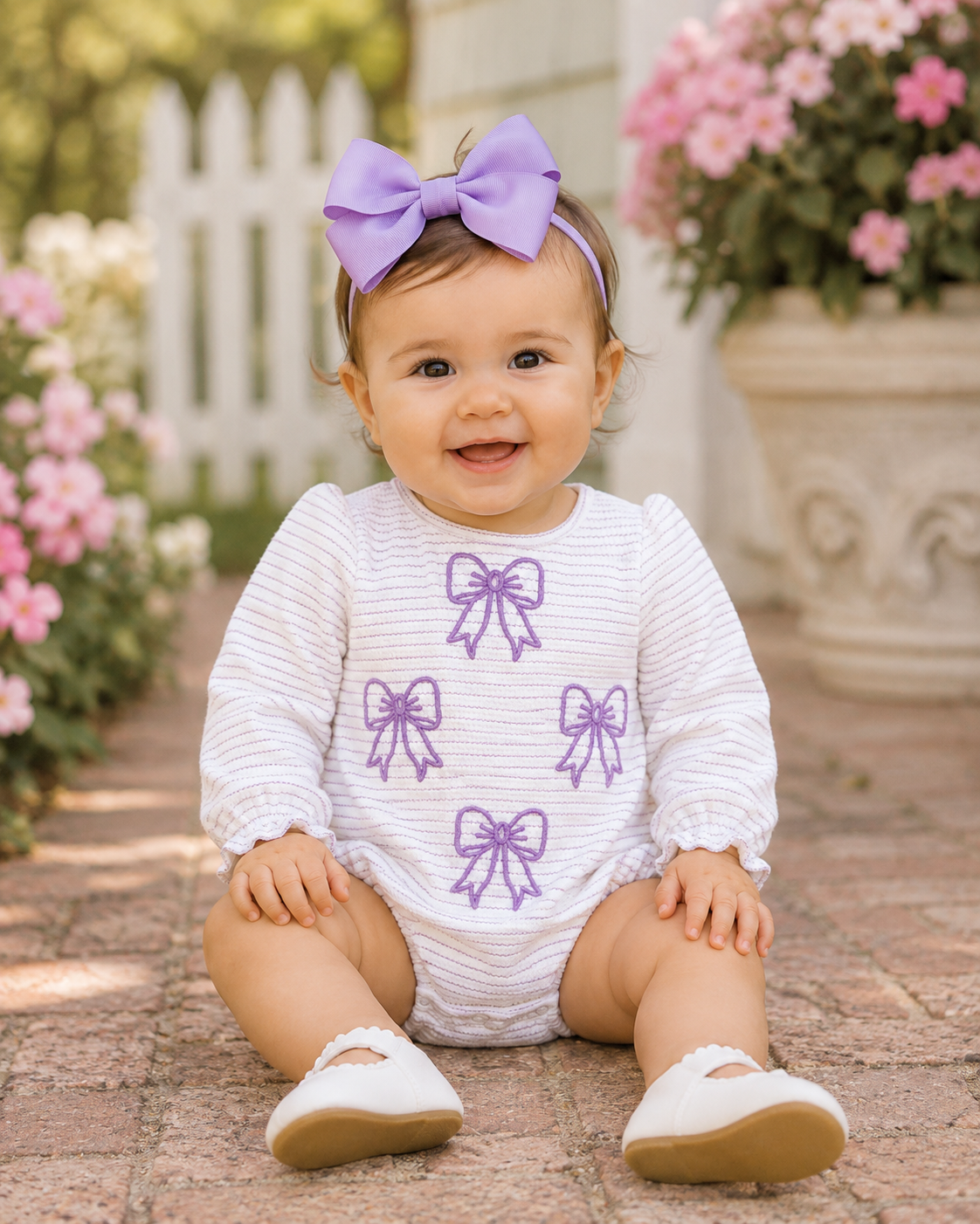 Bow Embroidery Bubble