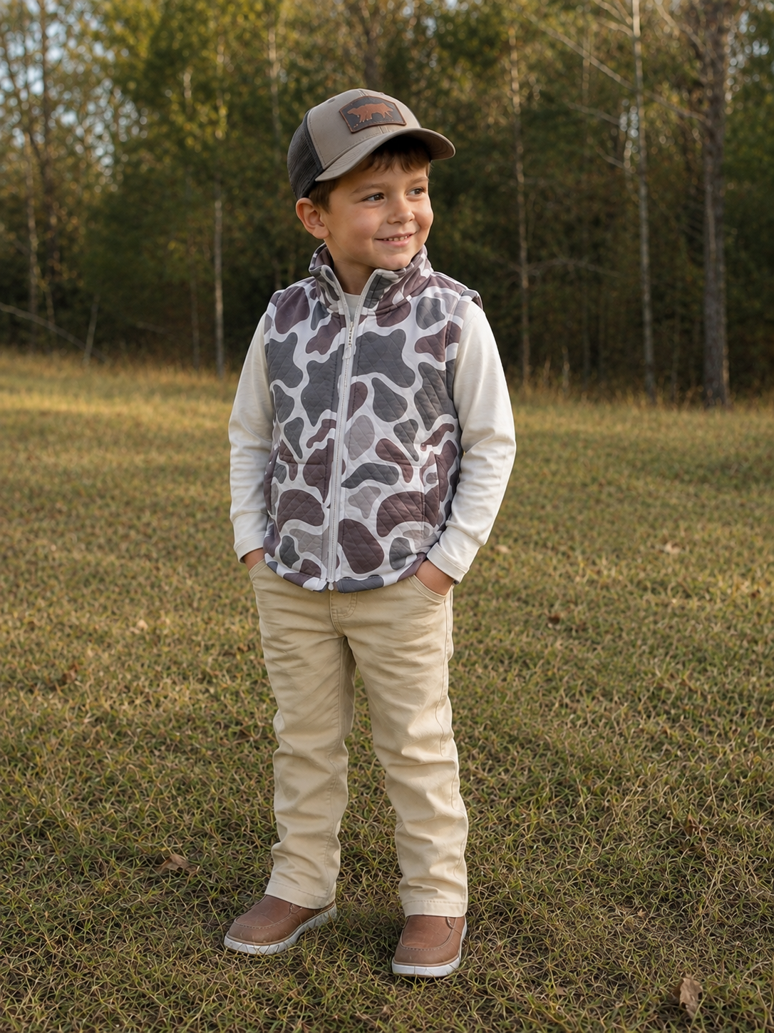 Camo Quilted Vest