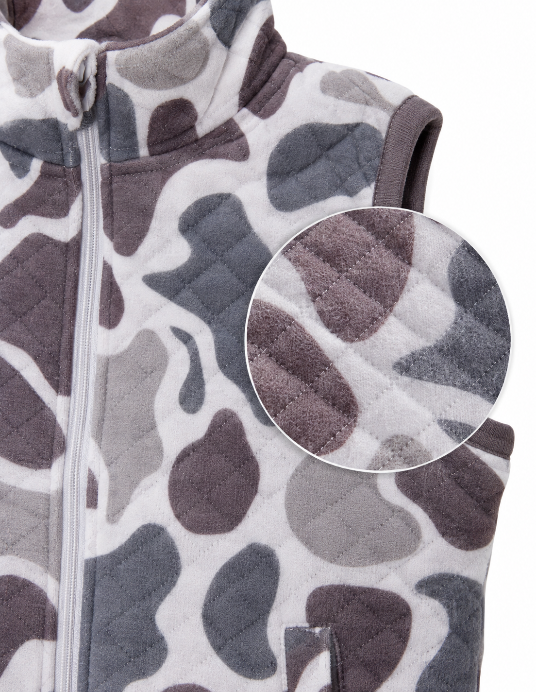Camo Quilted Vest