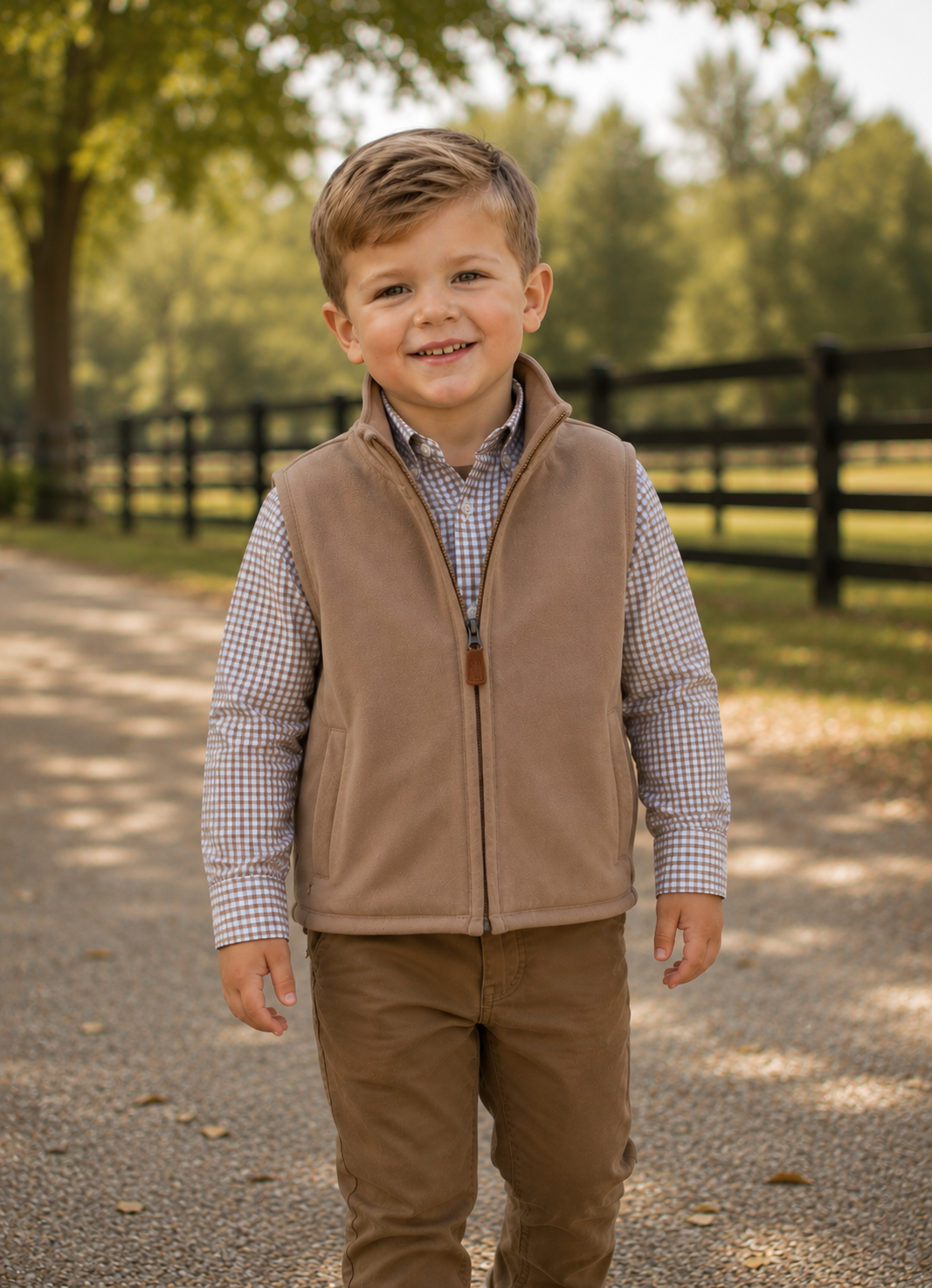 Beckham Vest - Brown