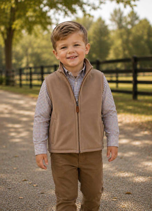 Beckham Vest - Brown