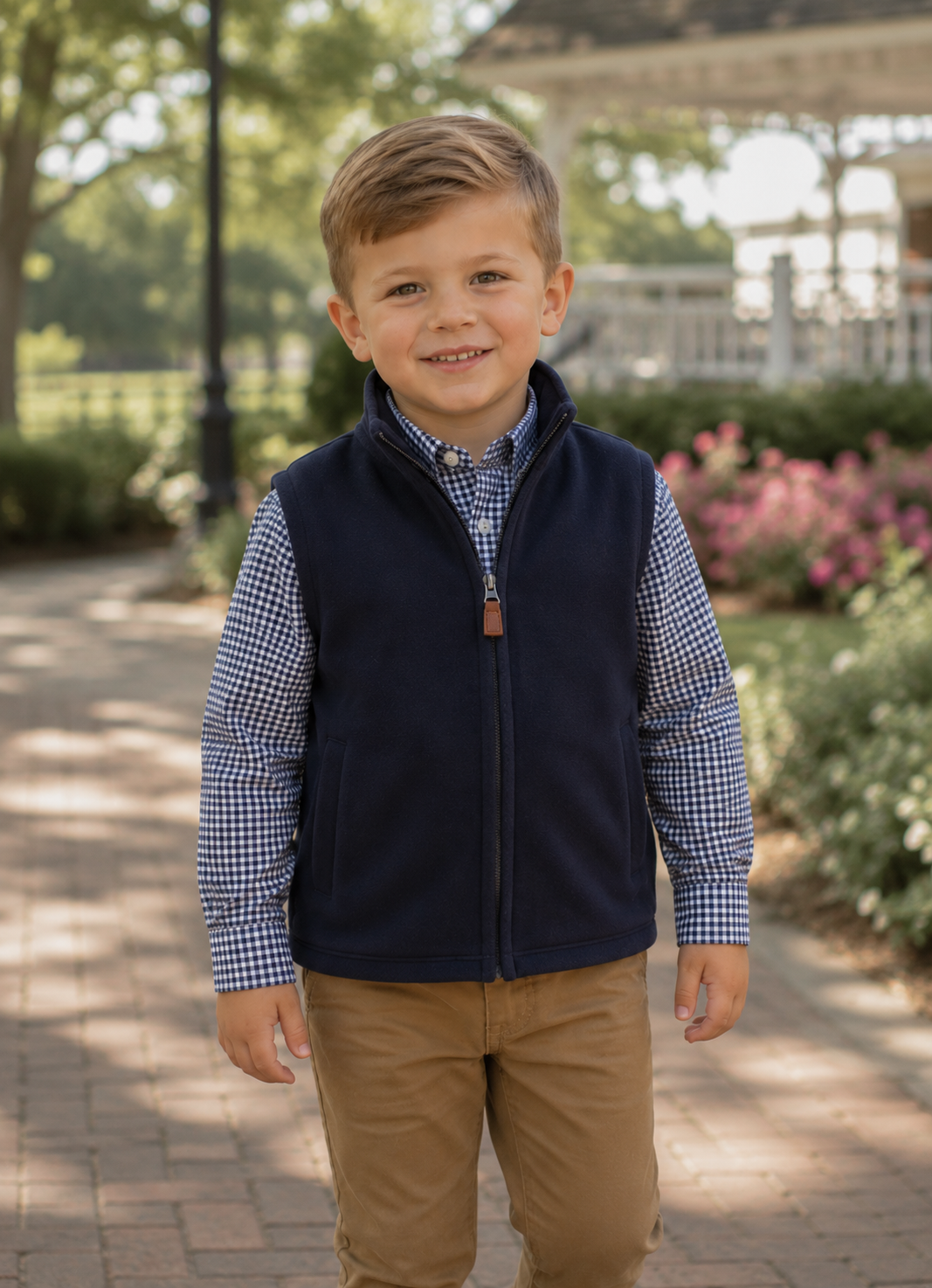 Beckham Vest - Navy