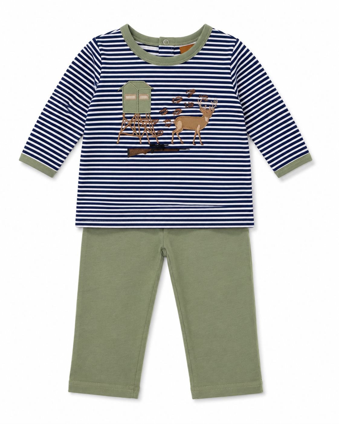 Evening Hunt Appliqué Pant Set