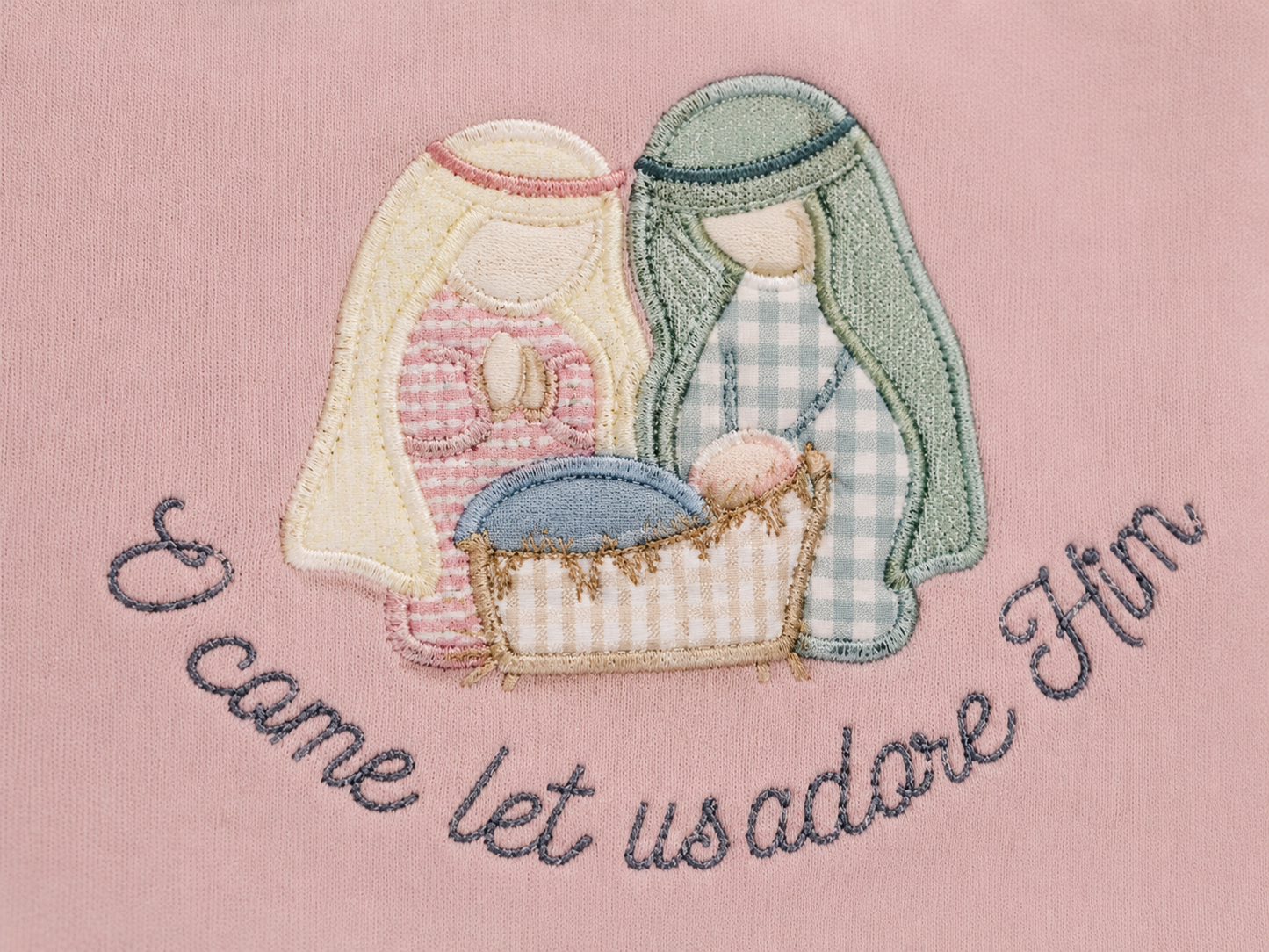 Nativity Appliqué Dress