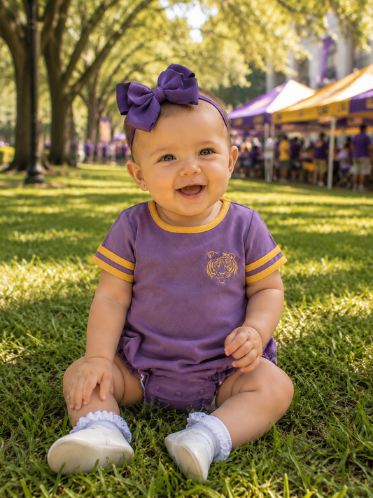 Vintage LSU Girl Bubble