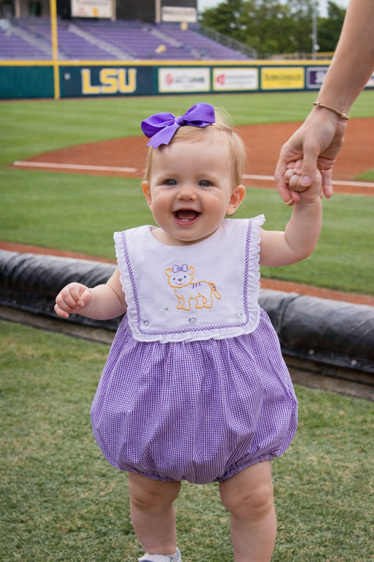 Embroidered Tiger Girl Bubble