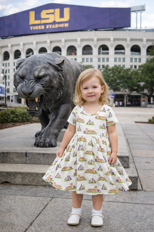 Mascot Mania LSU Twirl Dress