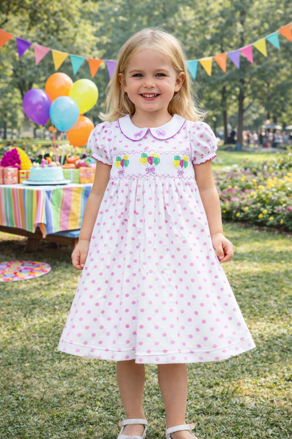 Smocked Birthday Dress