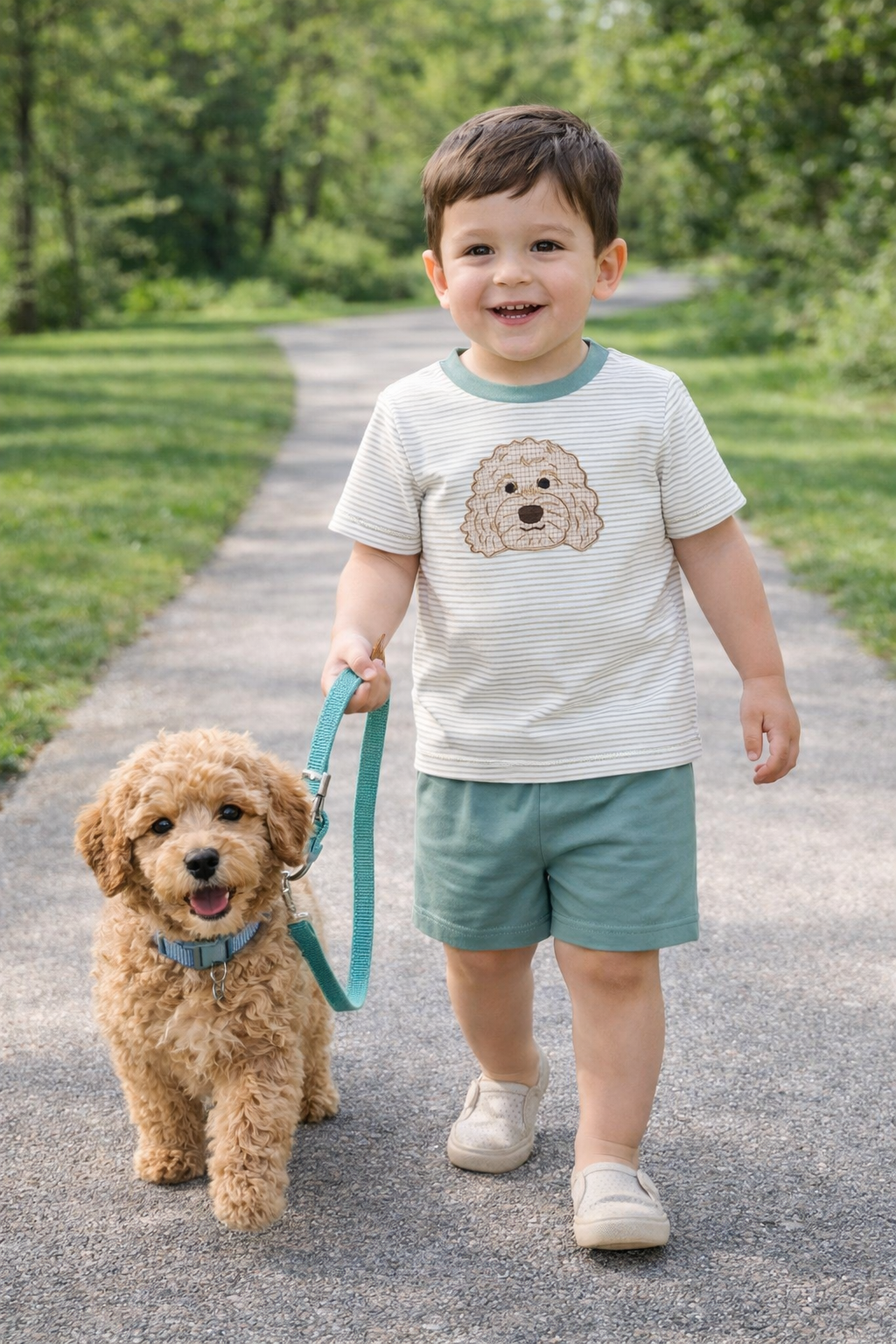 Doodle Boy Short Set