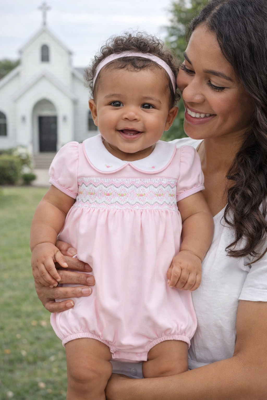 Hazel Smocked Bubble