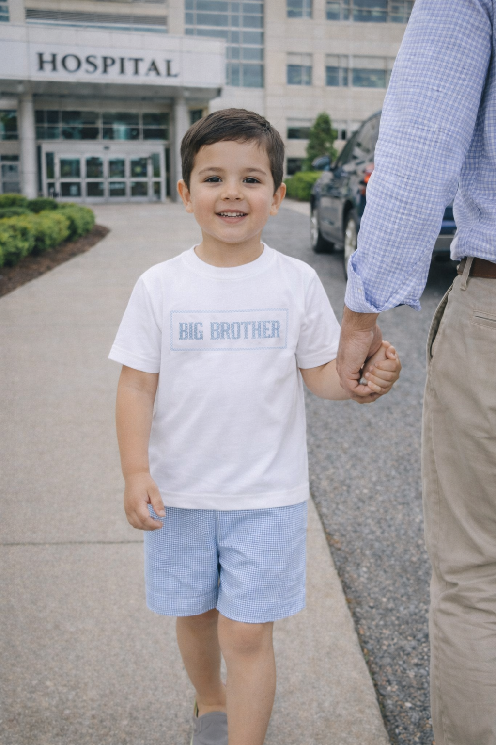 Smocked "Big Brother" Short Set