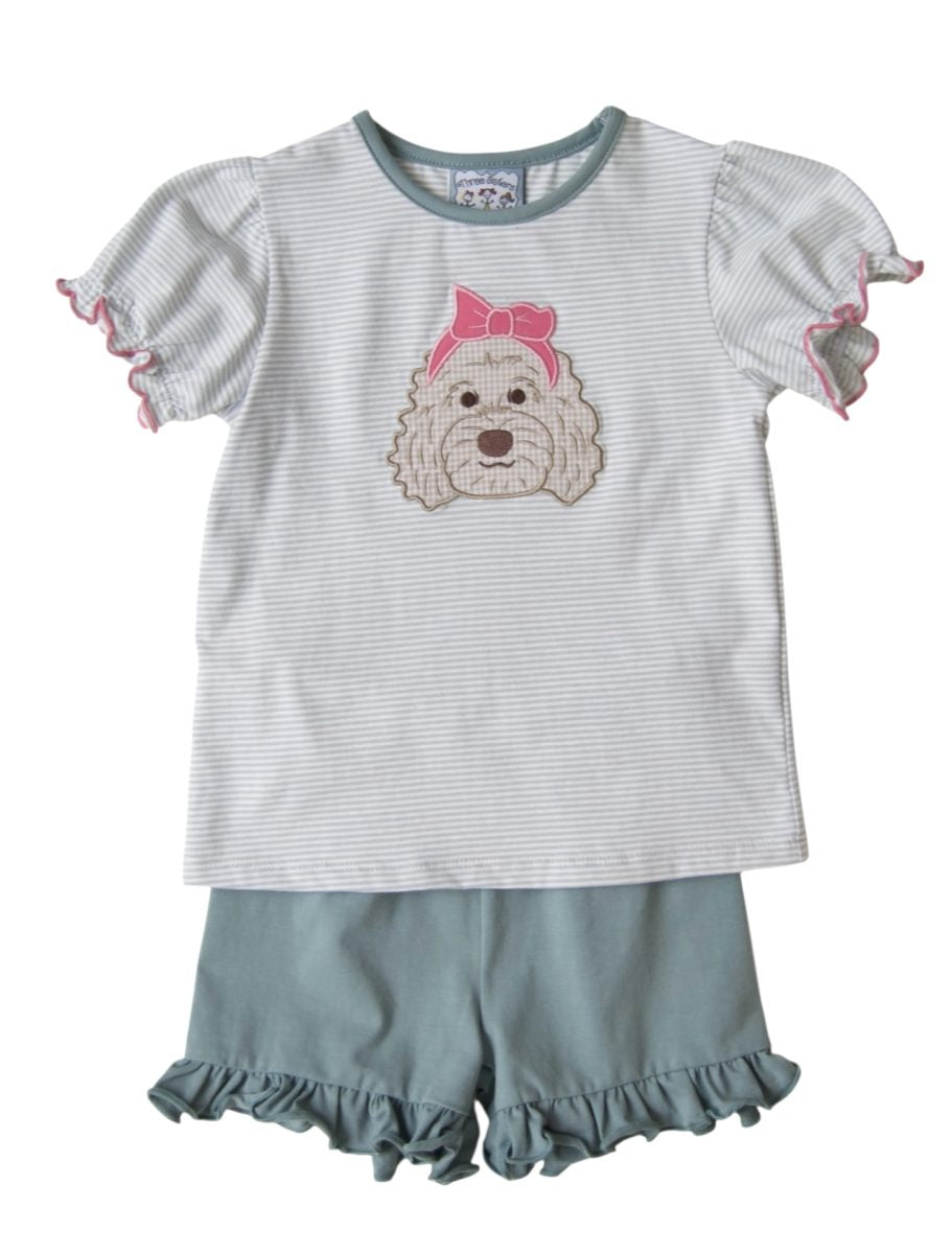 Doodle Girl Short Set