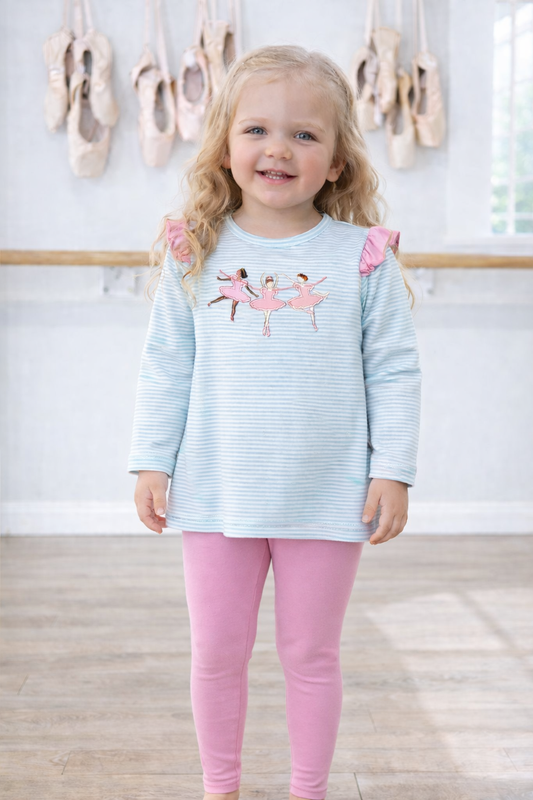 Appliqued Dancers Legging Set