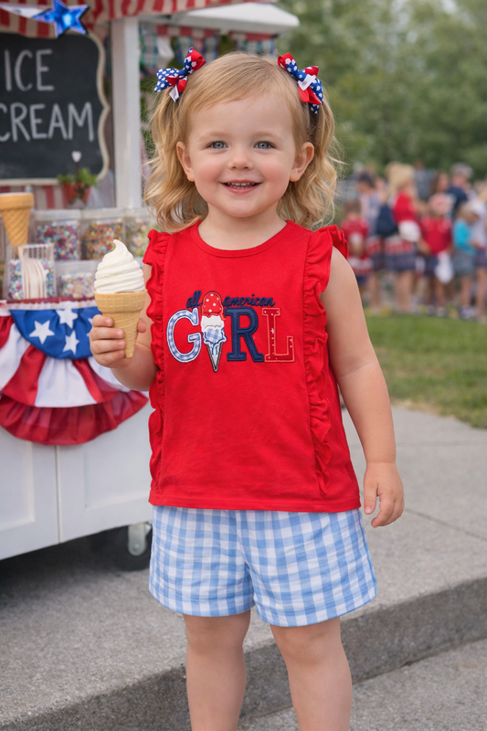 All American Girl Short Set