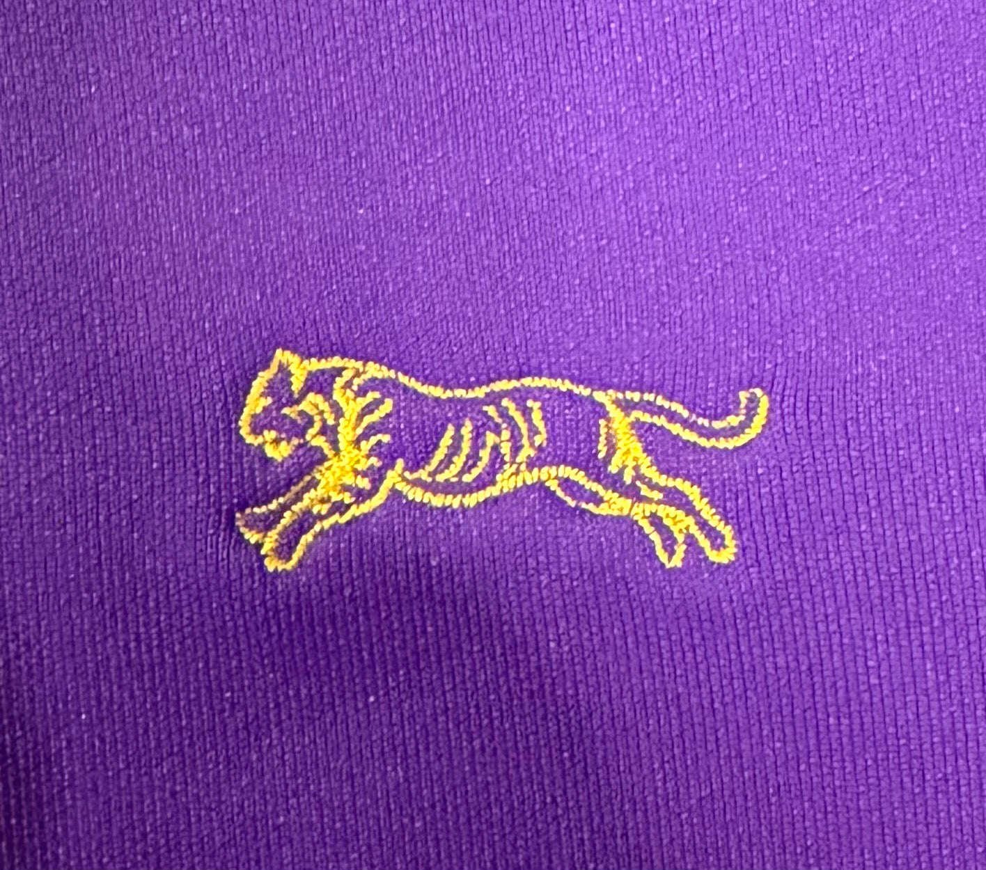Purple Tiger Quarter Zip Pullover