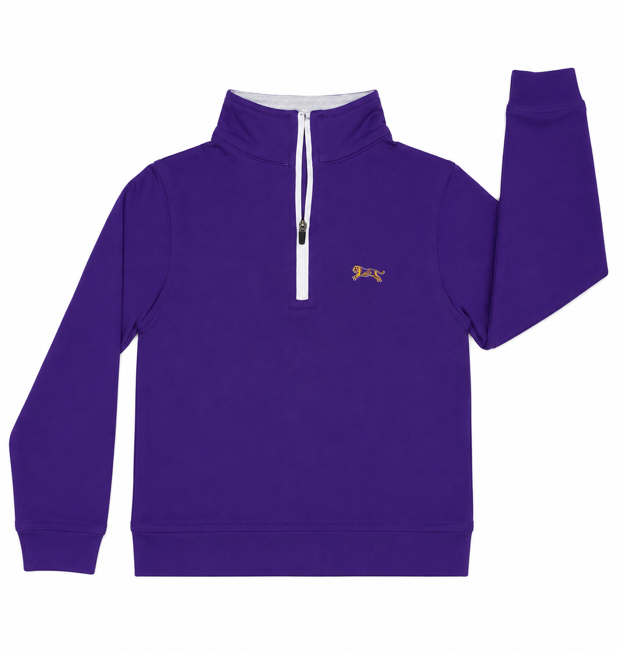 Purple Tiger Quarter Zip Pullover