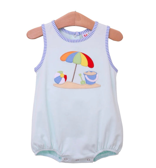 Beach Umbrella Boy Bubble