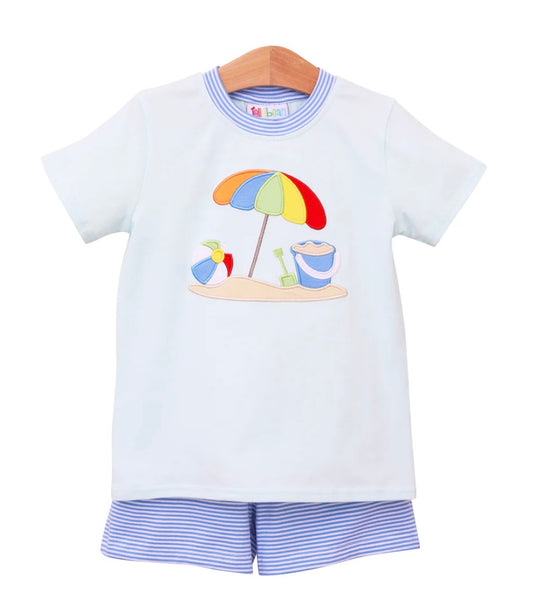 Beach Umbrella Boy Short Set