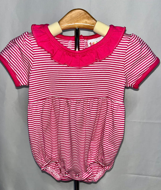 Pink/White Striped Bubble