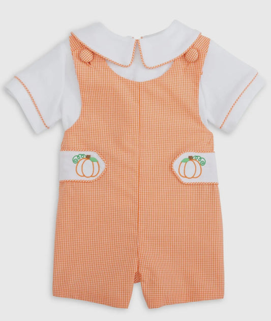 Proper Pumpkins Shortall/Shirt Set