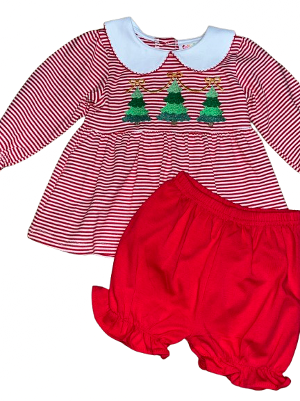 Christmas Trees Bloomer Set